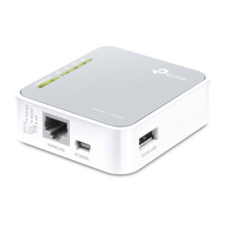 P-Link TL-MR3020 wireless router Fast Ethernet Single-band (2.4 GHz) 4G Silver, White