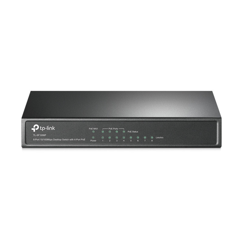 P-Link TL-SF1008P network switch Unmanaged Fast Ethernet (10/100) Power over Ethernet (PoE) Olive
