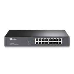 P-Link TL-SF1016DS network switch Unmanaged Fast Ethernet (10/100) 1U Black