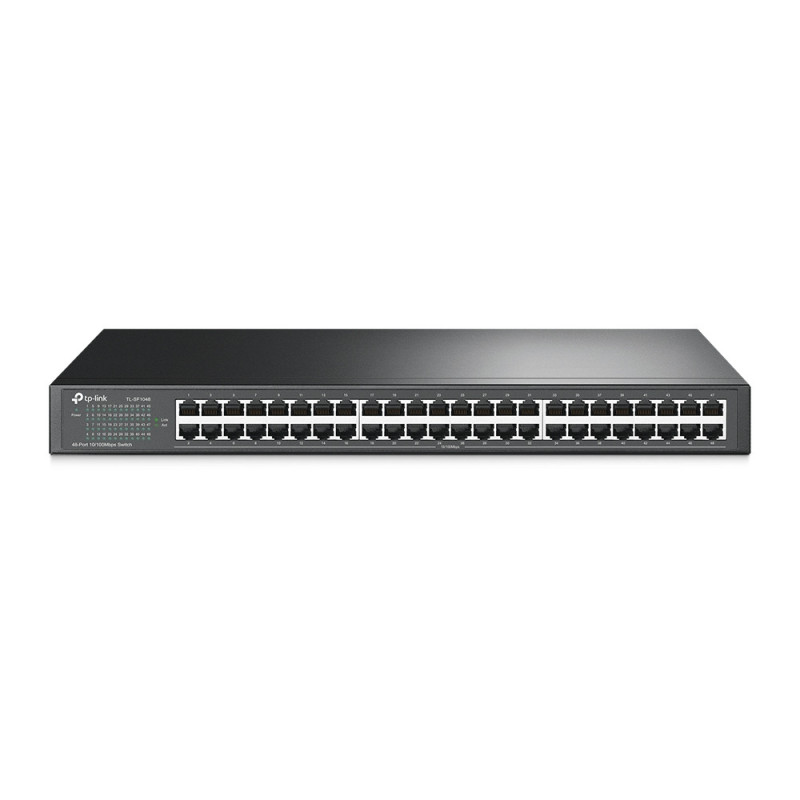 P-Link TL-SF1048 network switch Unmanaged Fast Ethernet (10/100) 1U Black