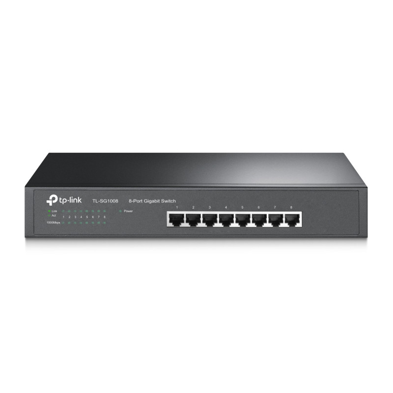 P-Link TL-SG1008 network switch Unmanaged Gigabit Ethernet (10/100/1000) Black