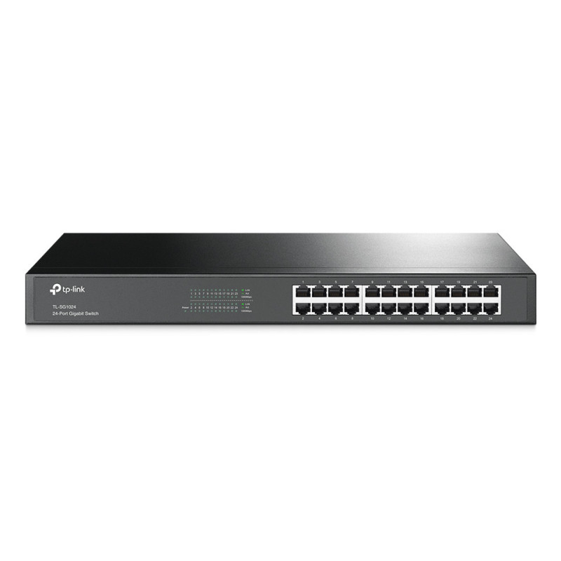 P-Link TL-SG1024 network switch Unmanaged L2 Gigabit Ethernet (10/100/1000) Black
