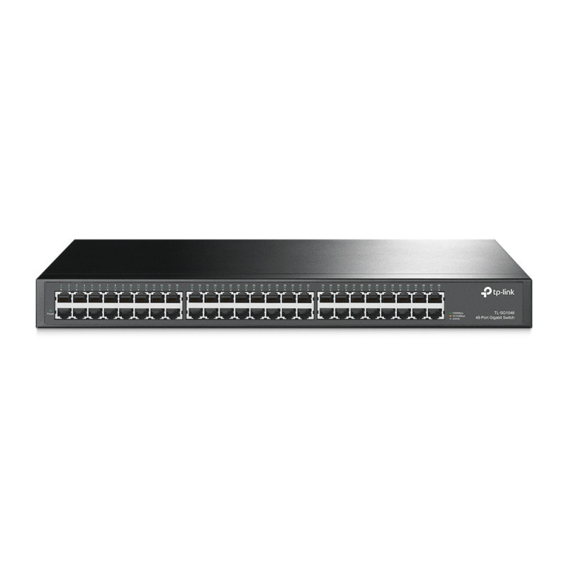 P-Link TL-SG1048 network switch Unmanaged Gigabit Ethernet (10/100/1000) 1U Black