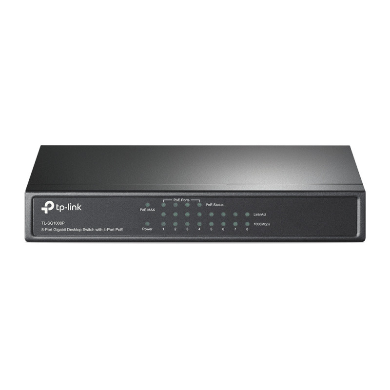 P-Link TL-SG1008P network switch Unmanaged Gigabit Ethernet (10/100/1000) Power over Ethernet (PoE) Hazelnut