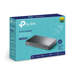 P-Link TL-SG1008P network switch Unmanaged Gigabit Ethernet (10/100/1000) Power over Ethernet (PoE) Hazelnut