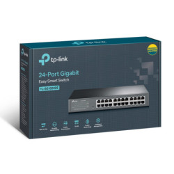 P-Link TL-SG1024DE network switch Managed L2 Gigabit Ethernet (10/100/1000) Black