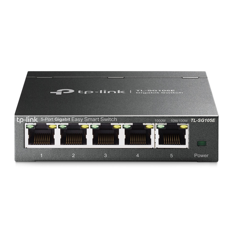 P-Link TL-SG105E network switch Managed L2 Gigabit Ethernet (10/100/1000) Black
