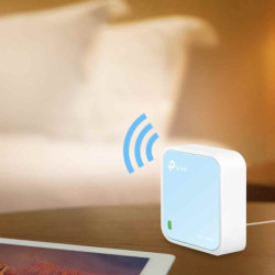 P-Link TL-WR802N wireless router Fast Ethernet Single-band (2.4 GHz) Blue, White