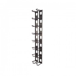 APC Vertical Cable Organizer, 8 Cable Rings, Zero U