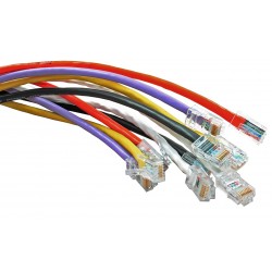 UnBooted Cat5e UTP RJ45 Ethernet Patch Lead