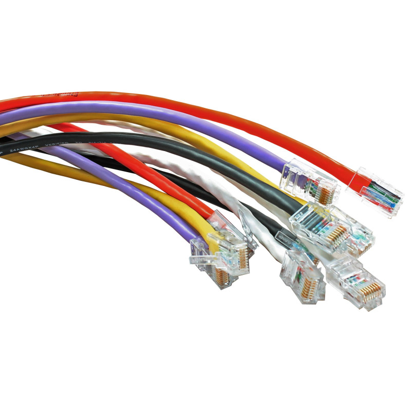 UnBooted Cat5e UTP RJ45 Ethernet Patch Lead