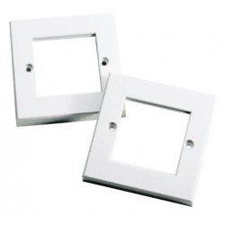 SingleGang CCS Flat Euro Style Faceplate
