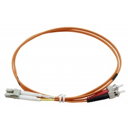 LC - ST Multimode Duplex Fibre Patch Leads