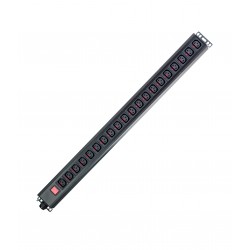 Locking IEC C13 Socket / UK Plug Rack PDU