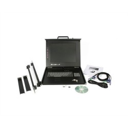 StarTech.com 1U 17" Rackmount LCD Console - USB + PS/2
