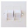Cat6 UTP Keystone Loaded Faceplates