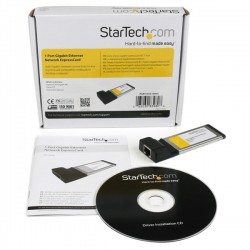 StarTech.com  1 Port ExpressCard Gigabit Laptop Ethernet NIC Network Adapter Card