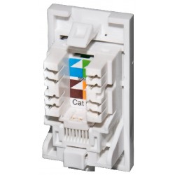 Cat6 UTP RJ45 Module - Euromod Size